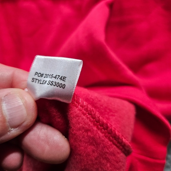 NEW AKOO Sweater Men 3XL Fleece Lined Manassehy Hip Hop Red Cool - Picture 6 of 10